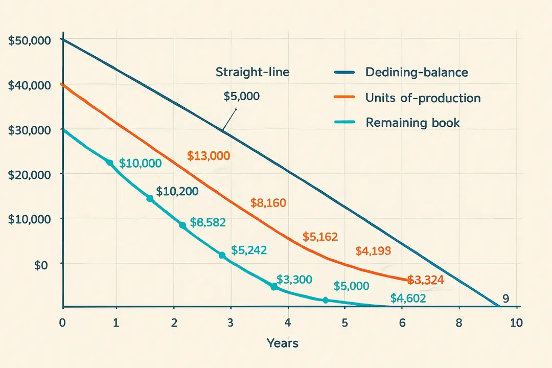 1. Comparing Depreciation Methods for Capital-Intensive Firms