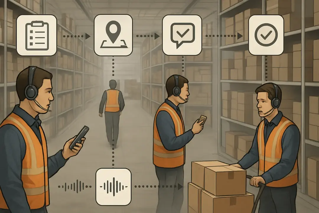 Visualizing Voice Picking Workflow for Warehouse Efficiency