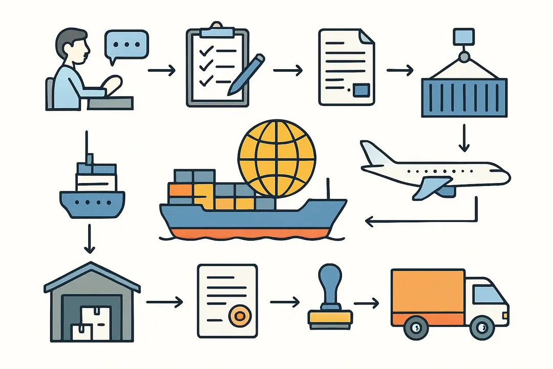 Step-by-Step Process of Freight Forwarding