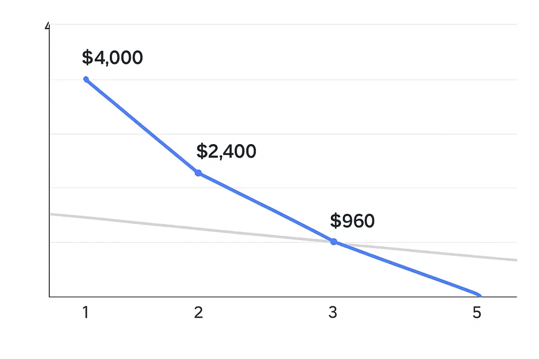 Sum-of-the-Years-Digits Approach for Front-Loaded Costs