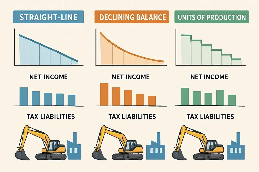 Comparative Analysis of Depreciation Methods on Financials