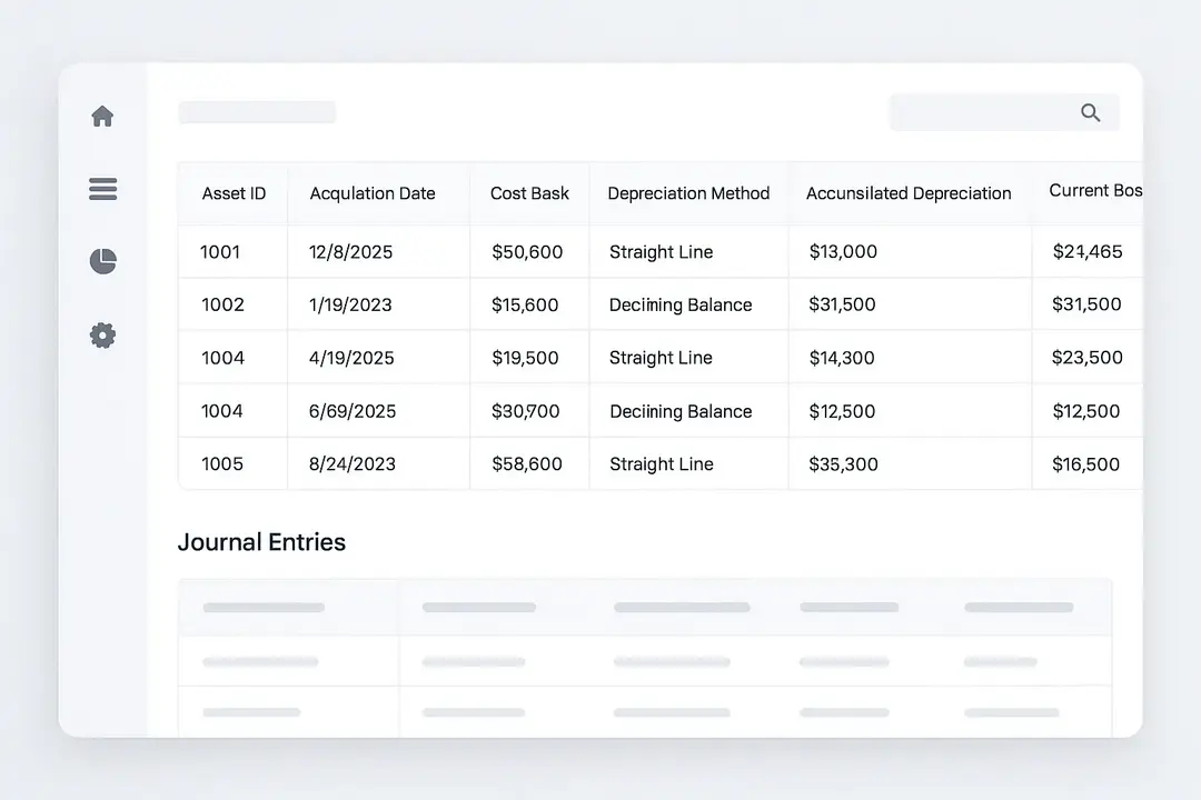 Leveraging Software for Multi-Asset Depreciation Tracking