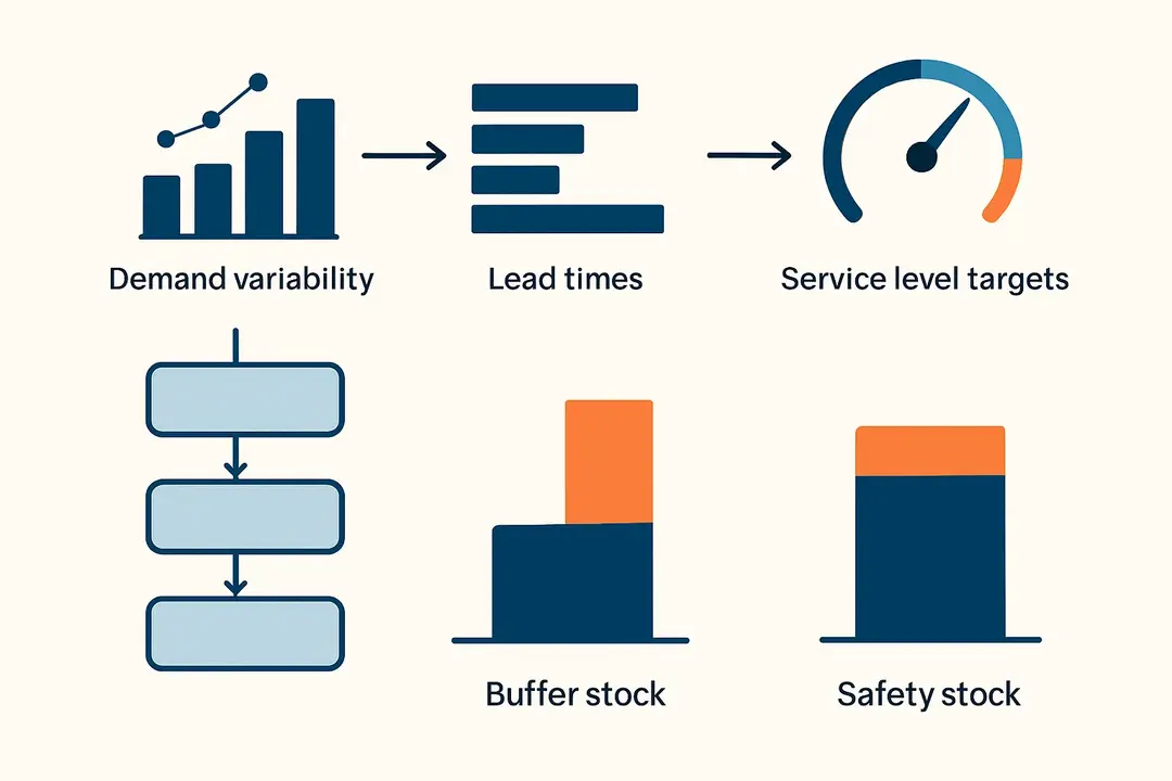 How to Calculate Buffer Inventory Levels