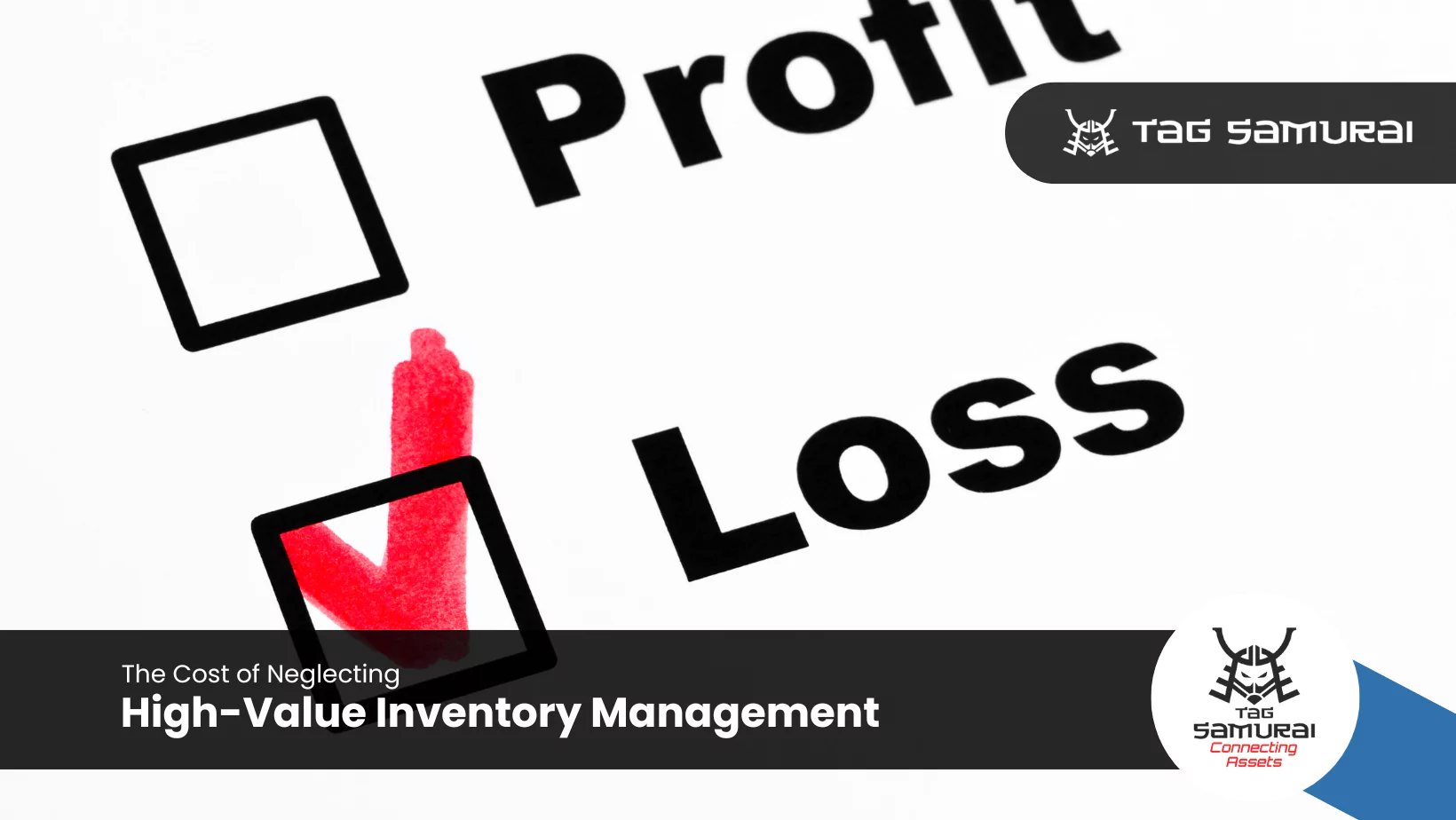 Ilustration of neglecting high value inventory management is profit loss.