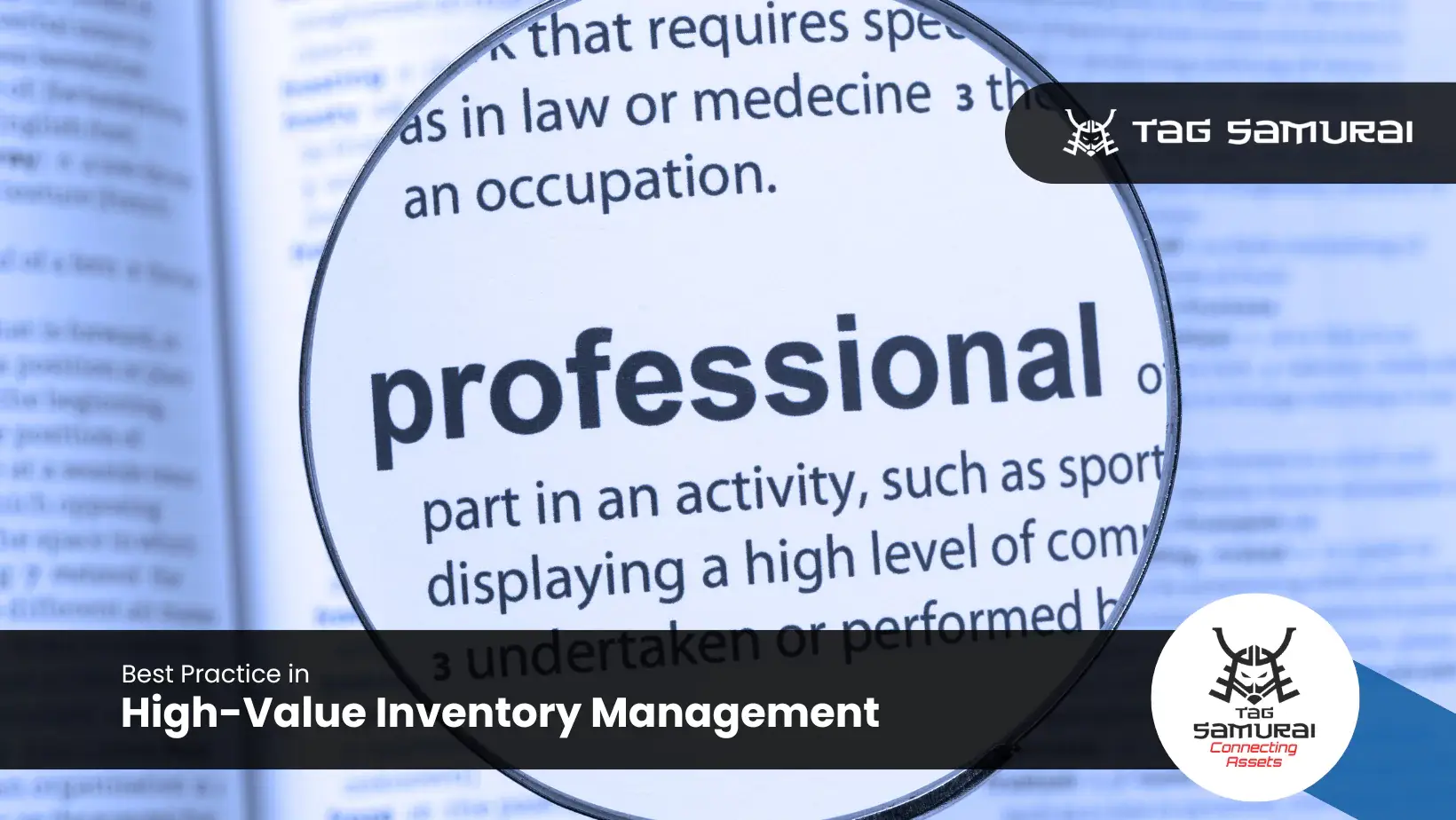 Illustration to describe best practice in high value inventory management.