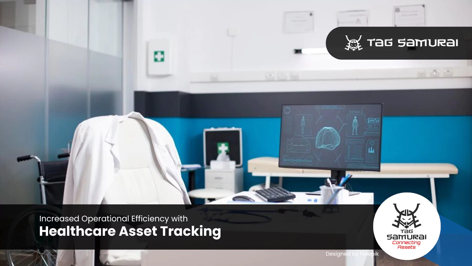 A doctor room full of asset that need to be tracked.